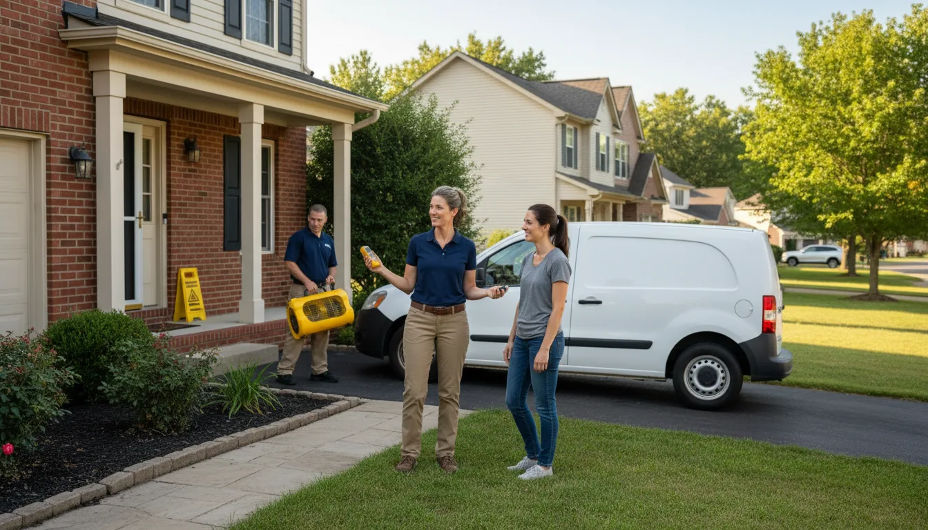 Residential water damage restoration in Arizona City, AZ